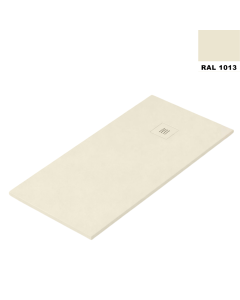 Aqua I Urban Slate Effect Rectangular Shower Tray & Waste 2000mm x 900mm - Sand