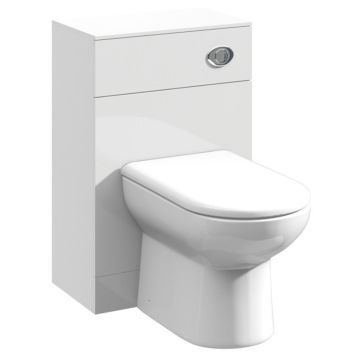 Polar 500mm Toilet Unit 300mm Deep - Gloss White