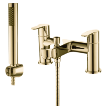Noveua Acton Bath Shower Mixer - Brushed Brass