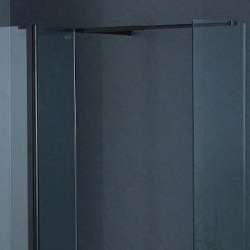 Aqua i Wetroom Support Bar T Piece Connector - Black