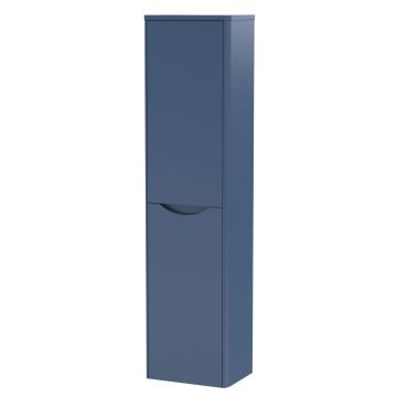 Appia 356mm Wall Hung Tall Unit - Satin Blue