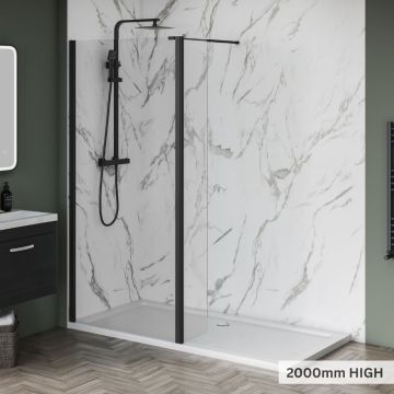 Aqua i Black Flipper Panel 300mm x 2000mm High