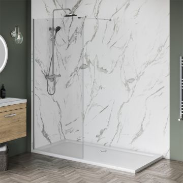 Aqua i 8 Wetroom Screen Panel 700mm x 1900mm High