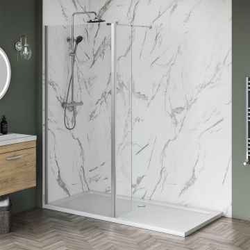 Aqua i Chrome Flipper Panel 300mm x 2000mm High