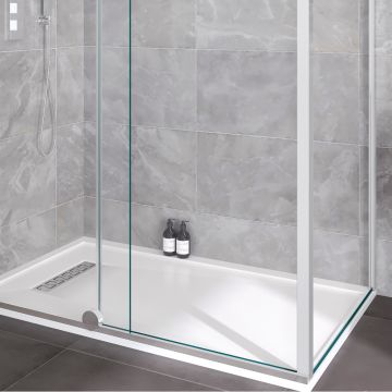 Aqua i Glide 2000mm Corner Post Chrome