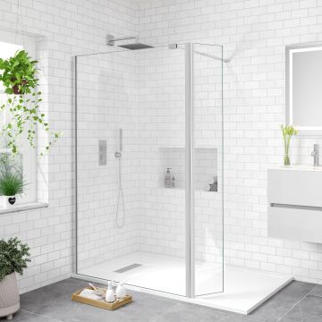 Aqua i Innovation 8mm Wetroom Screen with Flipper Panel