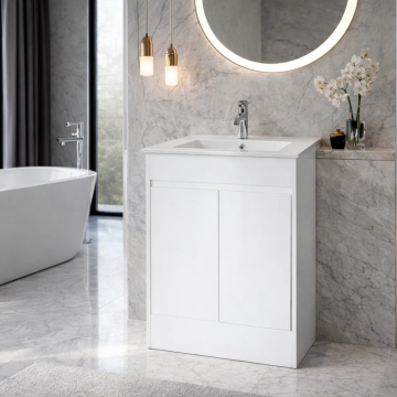 AquaProof Classic 500mm Waterproof Basin Unit White