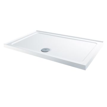 MX Elements Rectangle Shower Tray 900mm x 760mm - 4 Upstands 