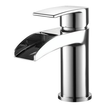 Noveua Knightsbridge Mono Basin Mixer and Click Clack Waste - Chrome