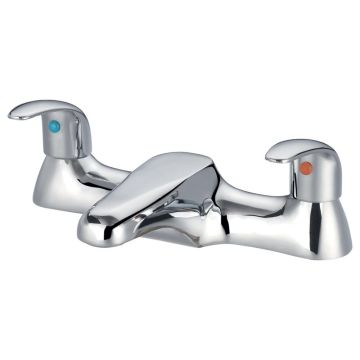 Noveua Marylebone Deck Mounted Bath Filler - Chrome