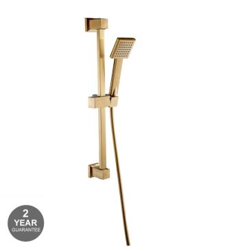 Noveua Mayfair Square Slide Rail Kit - Brushed Brass