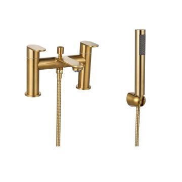 Noveua Preston Bath Shower Mixer - Brushed Brass