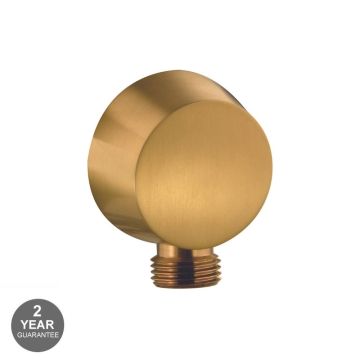 Noveua Outlet Elbow Round - Brushed Brass