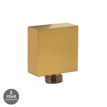 Noveua Outlet Elbow Square - Brushed Brass