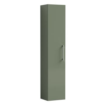 Marcia 300mm Wall Hung Tall Unit - Satin Green