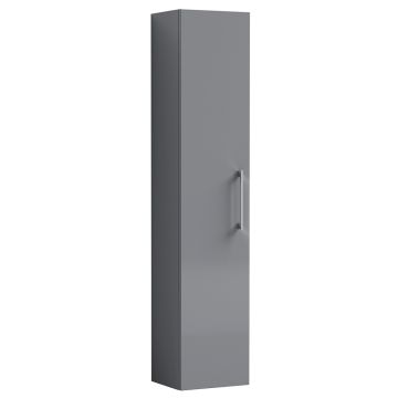 Marcia 300mm Wall Hung Tall Unit - Satin Grey