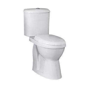 Aqua I Varda Comfort Height Close Coupled Toilet With Seat