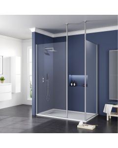Aqua I innovation 8mm Wetroom Screen with Support Arm