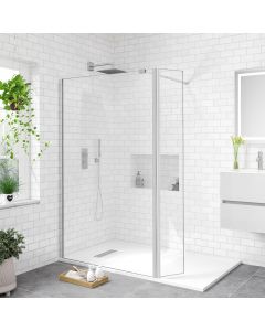 Aqua I Innovation 8mm Wetroom Screen with Flipper Panel