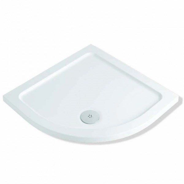 MX Elements 1000mm x 1000mm Stone Resin Quadrant Shower Tray
