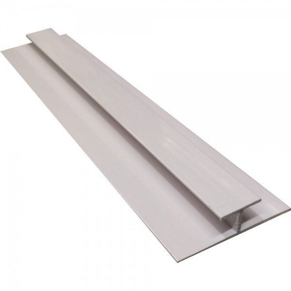 White 2400mm PVC H Jointing Strip