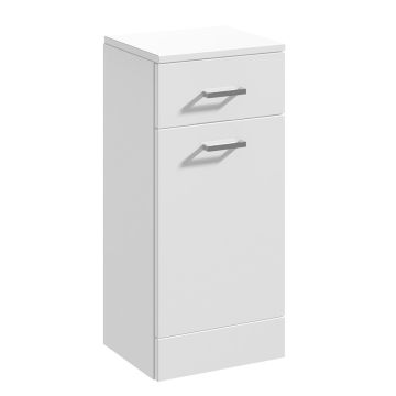 Polar 300mm Laundry Basket 300mm Deep - Gloss White