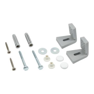 Angled Toilet Pan Fixing Kit with Caps
