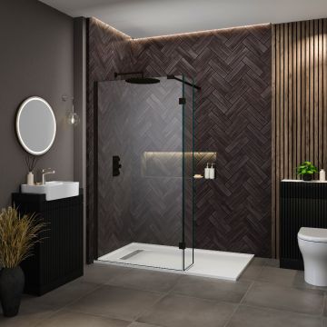 Aqua i 10 Black Flipper Panel 300mm x 2000mm High