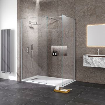 Aqua I Innovation 8mm Walk-in Wetroom with End Panel