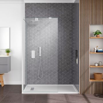 Aqua I Innovation 8mm Walk-in Corner Wetroom Enclosure