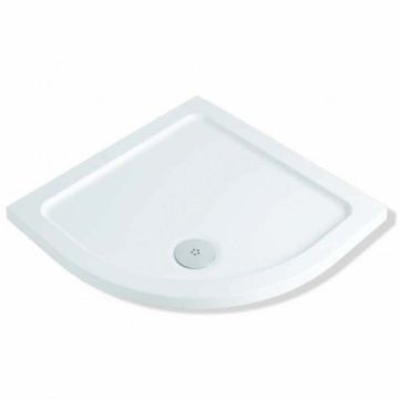 MX Elements Low profile Quadrant shower trays Stone Resin Quadrant 900mm x 900mm  Flat top