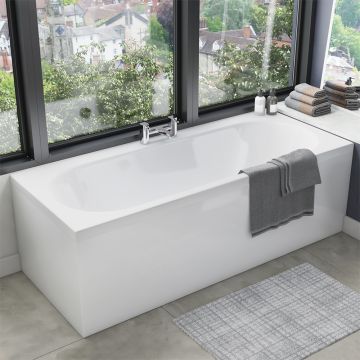 Aqua i Waterproof Bath Panel 1700mm - Gloss White