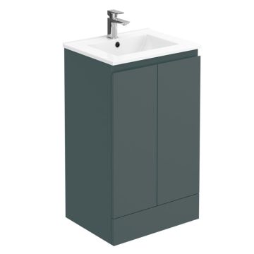 Halite Waterproof 500mm Vanity Unit Inc Basin - Grey Matt