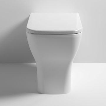 Aqua i Elara Square Rimless Back to Wall Pan & SC Seat