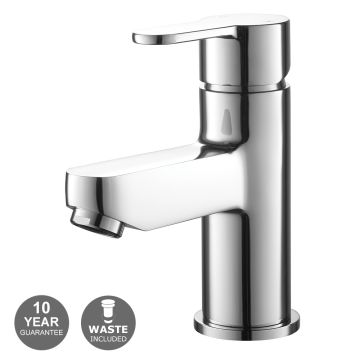 Noveua Acton Mono Basin Mixer & Click Clack Waste - Chrome