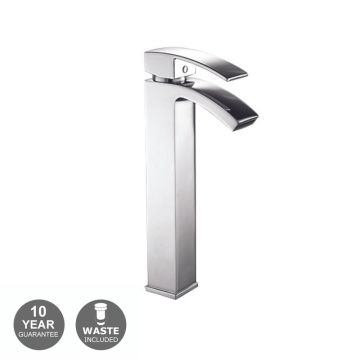 Noveua Farringdon Tall Mono Mixer & Click Clack Waste - Chrome