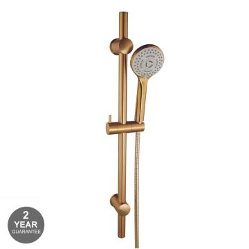 Noveua Islington Deluxe Round Slide Rail Kit - Brushed Brass
