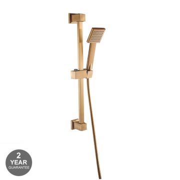 Noveua Mayfair Deluxe Square Slide Rail Kit - Brushed Brass