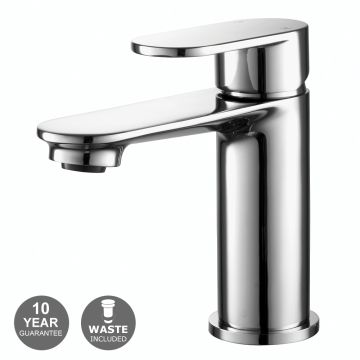 Noveua Preston Mono Basin Mixer & Click Clack Waste - Chrome