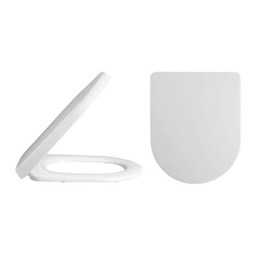 Nuie Luxury D Shape Soft Close Seat Top Fixing